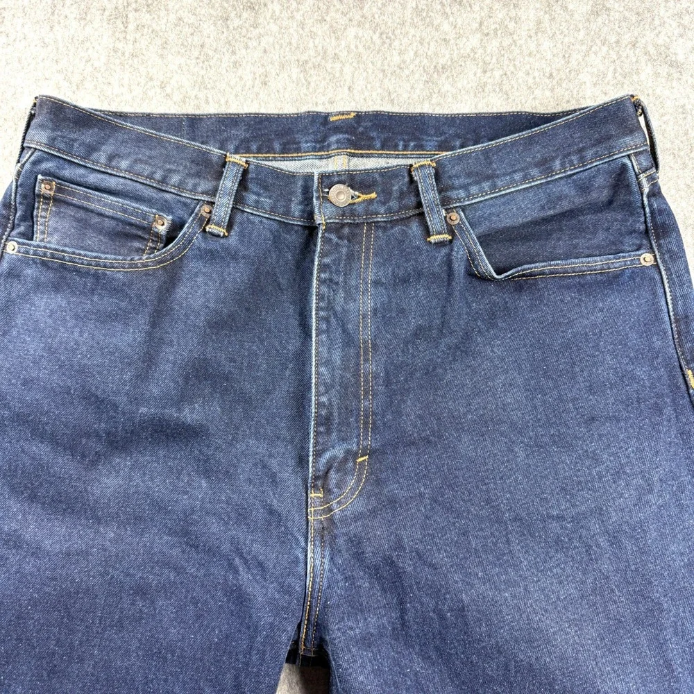 Levi's Mens Jeans 36x30 Baggy Dark Wash Indigo Denim‎  Classic Workwear Blue